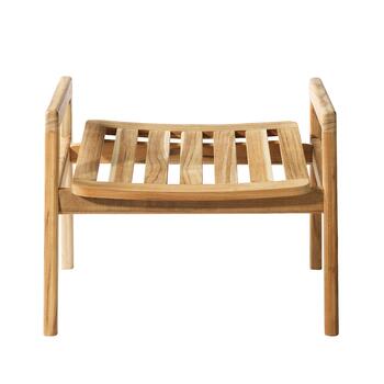 M7 Sammen - Fussbank Hocker Teak massiv