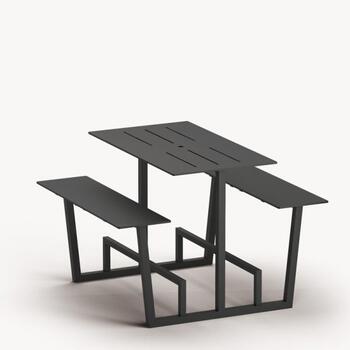 Mondrian Stehsitzbank - Tischbreite 120 cm