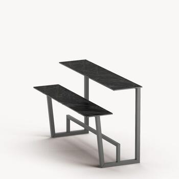 Mondrian Wand-Stehsitzbank - Tischbreite 120 cm