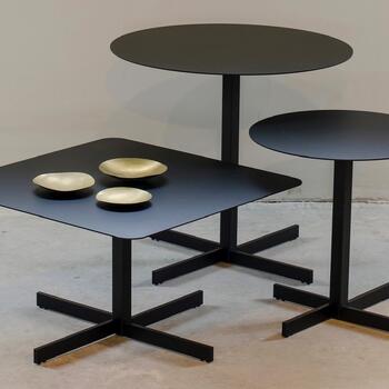 Beistelltische quadratisch XO Iron Stahl