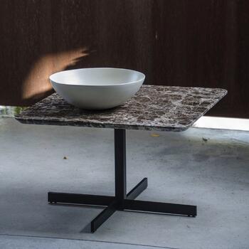 Beistelltisch quadratisch XO Iron Marmor