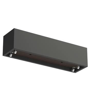 CARREZ Pflanzengefässe mit Rollen aus Fiberglass schwarzgrau