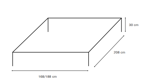 X-ONE Brass Bett