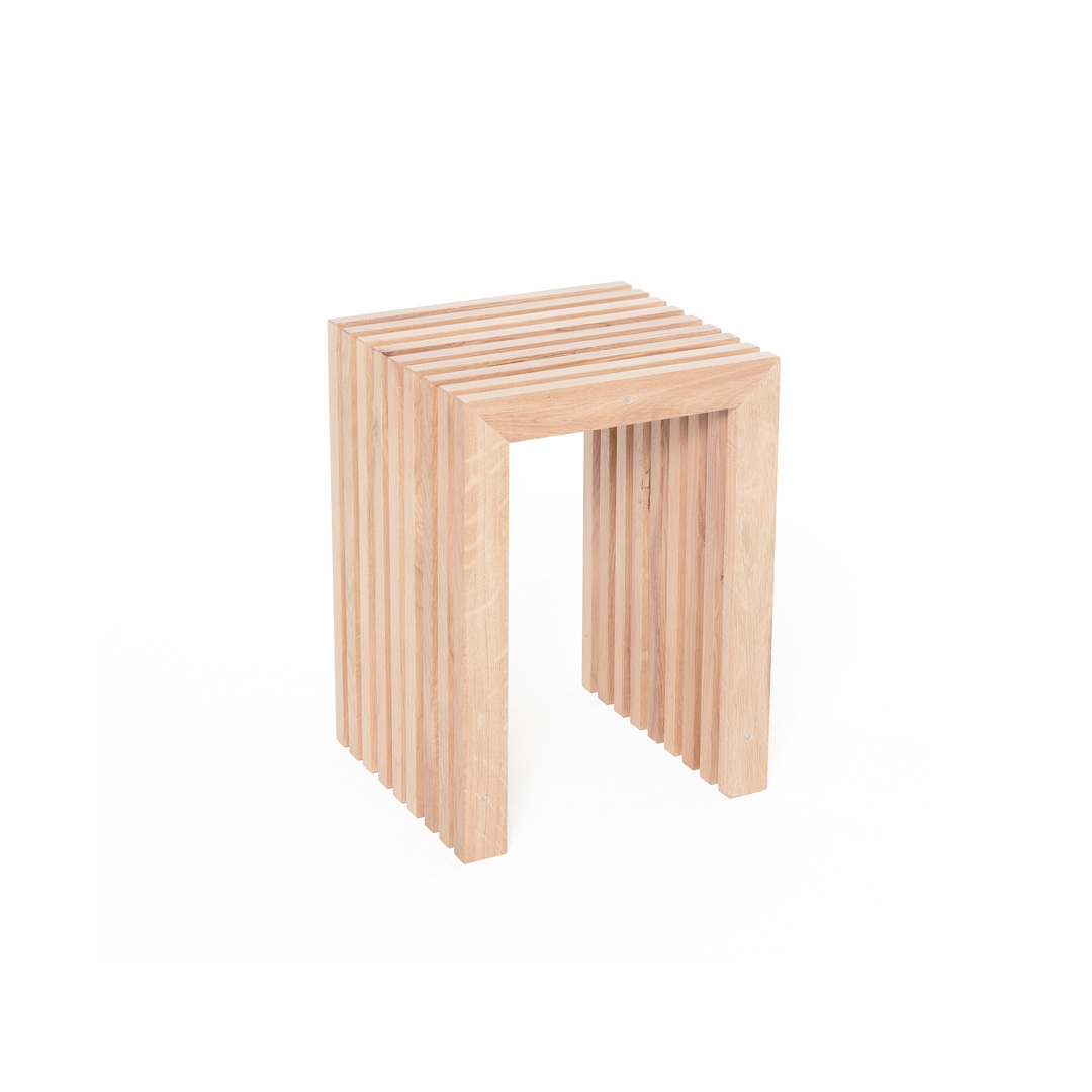 Outdoor Hocker Massivholz Douglasie natur